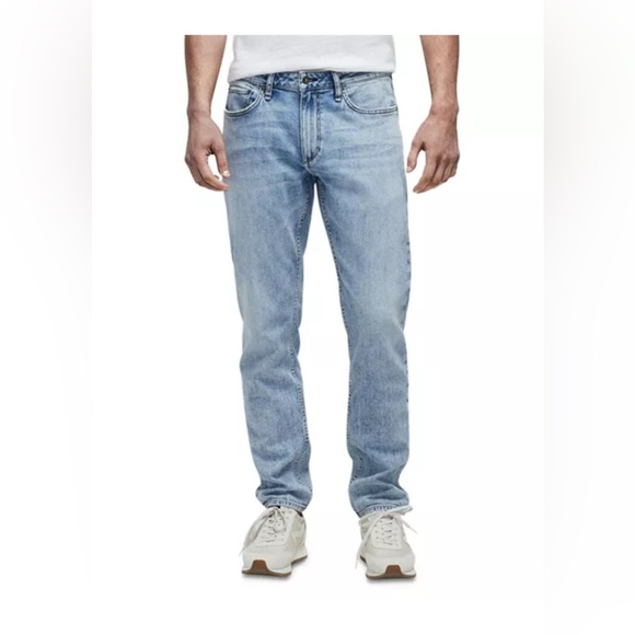 rag & bone Men's Sky Blue Slim Jeans - Picture 2 of 6